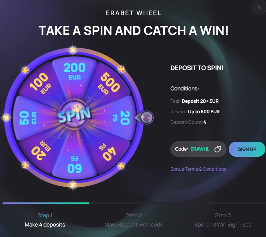 registration process at Erabet Casino